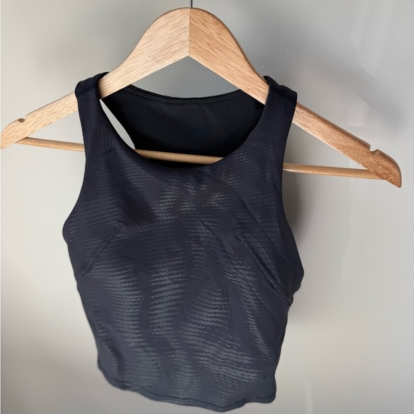 lululemon athletica Black Racerback Tank Top Invigorate Training Tank Top sz 4 - Picture 6 of 10